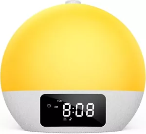 Lichtwecker Tageslichtwecker Sonnenaufgang Digital Wecker mit 25 Klänge C595 - Bild 1 von 7