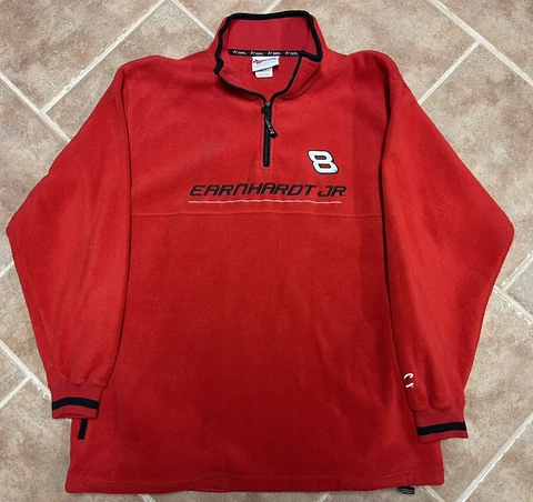 Vintage Dale Earnhardt Jr Chase Authentics Pullover Fleece Sweatshirt Mens L EUC Cover