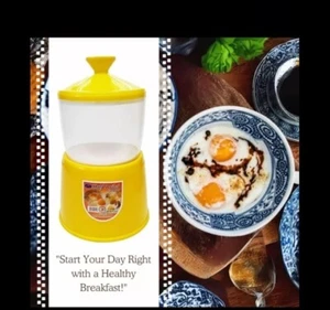 Half Boiled Egg Maker Malaysian Recipe Original Made in Malaysia Yellow Color - Picture 1 of 24