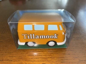 Orange VW Tillamook Cheese Bus 4” Plastic Toy Baby Loaf Bus Micheal’s Co. Promo - Picture 1 of 7