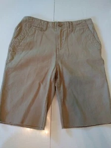 Lucky Brand Boys Sz 18 Tan Cut Off Bermuda Shorts - Picture 1 of 12