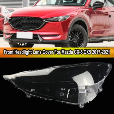 For Mazda CX-5 CX5 2017-2021 Headlight Lens Cover Transparent Left Driver Side - Image 1 of 4