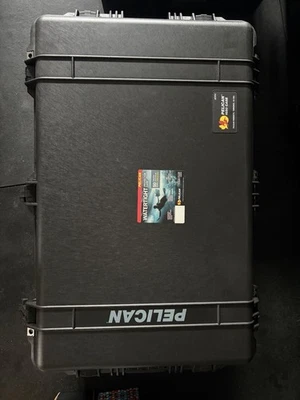 Pelican 1650 Watertight Wheeled Hard Case with Foam Insert - black NEW - Image 1 of 2
