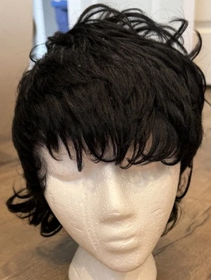 Vanessa by Fifth Avenue Collection Black Wig, High End Synthetic, Unisex, Mullet - Image 1 of 4
