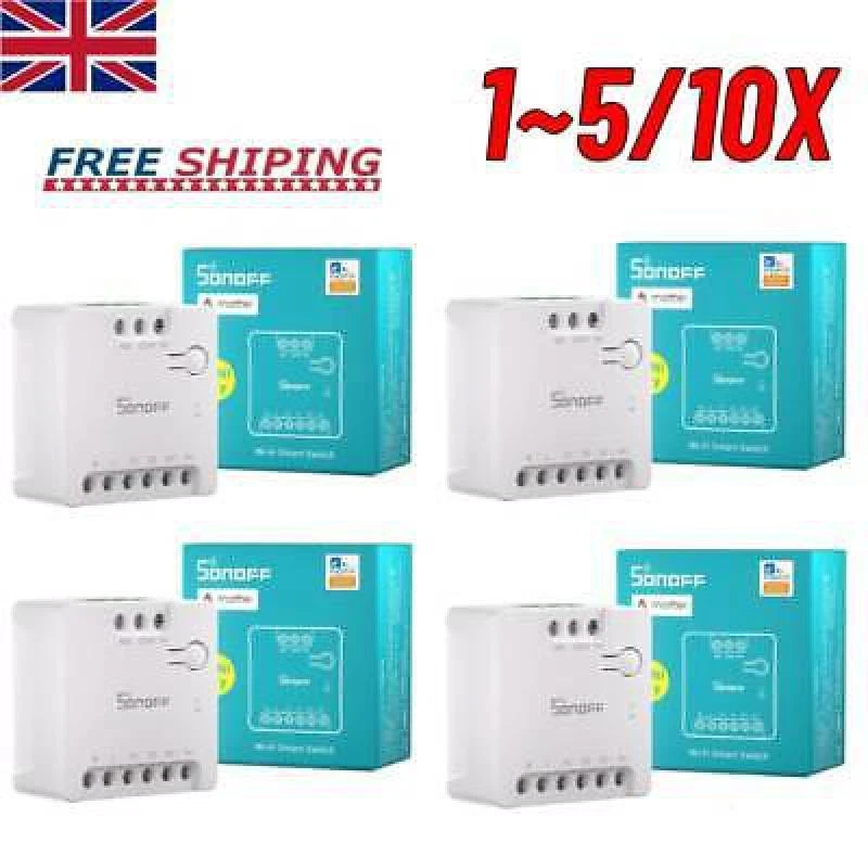 1~10PCS SONOFF WiFi MINI-D Smart Switch, Dry Contact Output,Supports AC/DC Input - Image 1 of 4