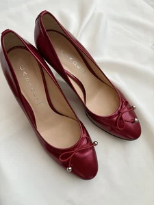 CASADEI PUMPS IT 40 décolleté a fiocco rosso ciliegia US 9 - Foto 1 di 12