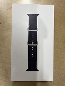 Bracelet original Apple Ocean bleu marine 49 mm taille unique titane naturel pour montre Ultra2 - Photo 1 sur 4