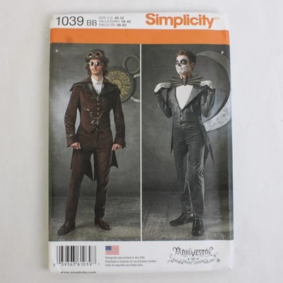 Simplicity Arkivestry 1039 Steam Punk Costumes Patterns Men Size HH (46-52) 2015 - Image 1 of 4