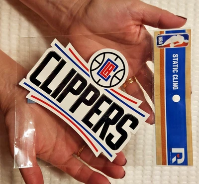 NBA Los Angeles Clippers Static Cling 5 1/2" X 4", Decal - Image 1 of 2