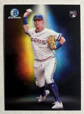 2023 Bowman Chrome Josh Jung Spotlight Rookie Texas Rangers - Image 1 of 2