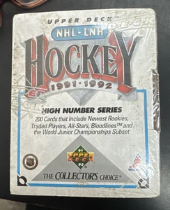 1991-92 Upper Deck Hockey High Number Series Sealed Box 200 Cards - Bild 1 von 2