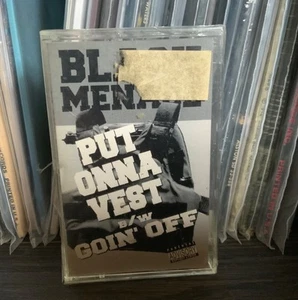 BLACK MENACE - PUT ONNA VEST - b/w GOIN' OFF - PSP-01 - Cassette Single SEALED! - Picture 1 of 8