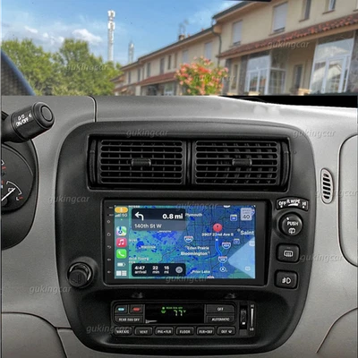 For 1997-2001 Mercury Mountaineer Carplay Stereo Car Radio Android 14 Navi WIFI Foto 1 de 4