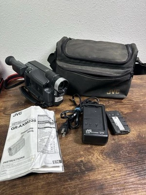JVC GR-AXM225U Compact VHS-C Camcorder, Bag, Battery & Charger - READ - Image 1 of 4