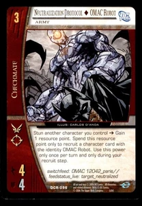 Neutralization Protocol OMAC Robot Army DCR-096 Infinite Crisis VS System TCG - Picture 1 of 2