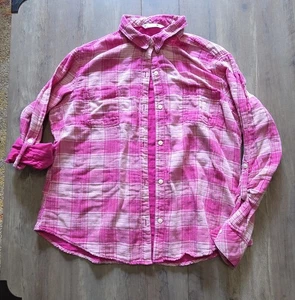Riders By Lee Franela Rosa Abotonada 2 Capas Rosa Mujer Talla XL - Imagen 1 de 4