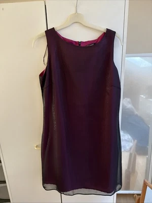 Black And Pink Dress Size 14 Uk - Image 1 of 4