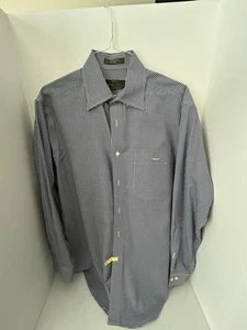 Orvis Shirt Mens Large Black White Check Long Sleeve Button Down - Picture 1 of 3