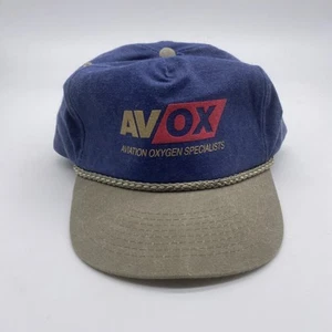 Avox Aviation Oxygen Specialists Adjustable Cap Hat - Picture 1 of 5