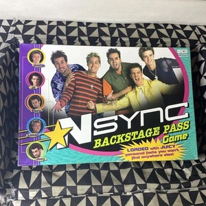 Vintage NSYNC BACKSTAGE PASS GAME Boy Band Board Game 2000 Y2k - Picture 1 of 24