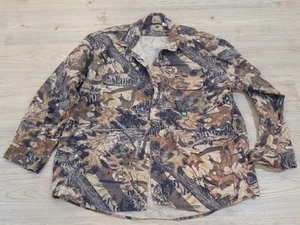 Camisa De Colección Roble Mossy Hombres Camuflada Abotonada Talla 2XL Hojas de Otoño Gamuza Caza - Imagen 1 de 5