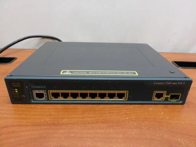 Cisco WS-C3560-8PC-S 8 Ethernet 10/100 ports, 1 dual-purpose 10/100/1000 Switch - Image 1 of 4