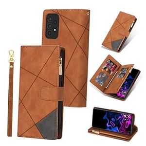 Wallet Case for Samsung Galaxy A52 5G/4G A52S 5G, Vintage Premium PU Leather - Picture 1 of 7