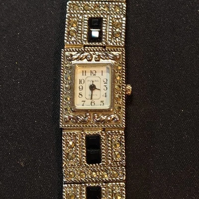 Futura Art Deco & Marcasite Geometric Quartz Vintage Wristwatch - 11mm - Running - Image 1 of 4