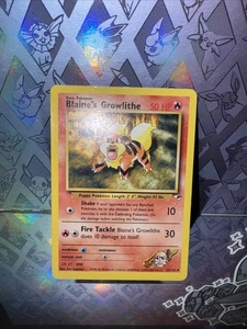 Pokemon Karte Blaine's Growlithe 35/132 Gym Heroes Englisch - Bild 1 von 7