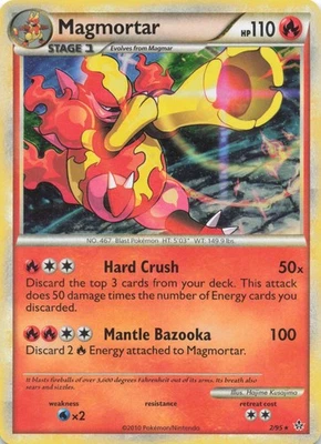 Magmortar 2/95 Unleashed Holo Rare - Image 1 of 2