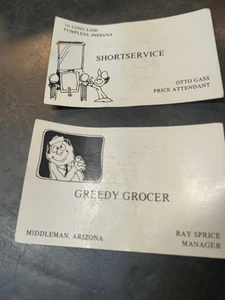 Vintage Funny Business Cards - Picture 1 of 2