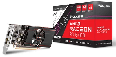 Sapphire Pulse AMD Radeon RX 6400 4GB GDDR6 Graphics Card - Image 1 of 4