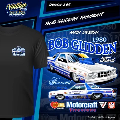 复古 Bob Glidden Fairmont Racing T 恤 (264) — 第 1/4 张图片