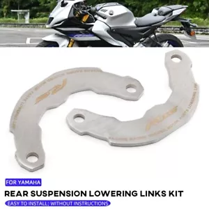 Rear Suspension Lowering Links Kit For YAMAHA YZFR15 V4 YZFR15M 2022-2023 Silver - Foto 1 di 10