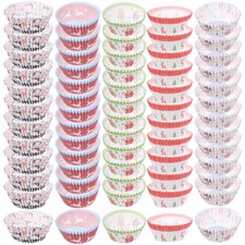 500 pz Portacupcake a tema natalizio Involucri di carta per uso alimentare