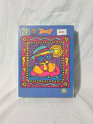 Vintage Tweety Bird Caribbean Breeze Puzzle By Golden  1990 11.5x 15 Complete - Image 1 of 4