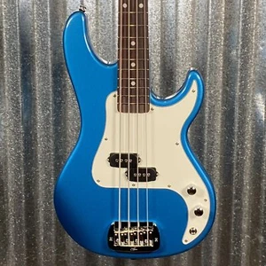 G&L USA BTO SB-1 4 String Bass Lake Placid Blue & Bag #0082 Blem - Picture 1 of 12