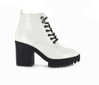 Seven7 Footwear Flatiron Boot - Off White Size 10