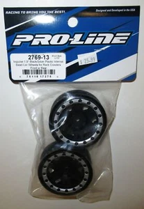 Pro-Line Impulse 1.9" Black/Silver Plastic Internal Bead-Loc Wheels #2769-13 NIP - Picture 1 of 1