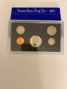 Juego de prueba S 1972 en estuche de plástico duro original de Estados Unidos como nuevo - Imagen 1 de 3