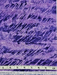 Very Hungry Caterpillar 1yd Purple Scribbles Eric Carle #3476 Andover Fabrics - Picture 1 of 2