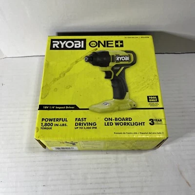 RYOBI ONE+ PCL235B 18V Cordless 1/4" Impact Driver (Tool Only) - Image 1 of 3