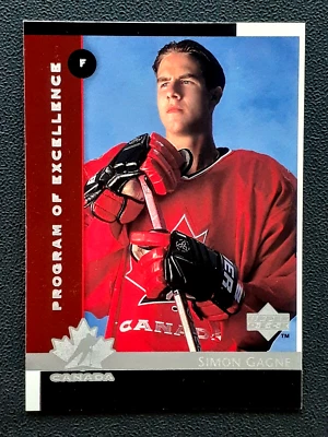 SIMON GAGNE RC 1997-98 UPPER DECK 97-98 NO 411          32555 - Image 1 of 2