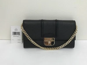 NWT Kate Spade Parsons Street Milou Leather Wallet WLRU2807 - Black - Picture 1 of 6