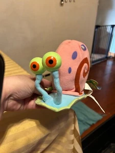 Lesen Nickelodeon 2002 SpongeBob Gary sprechender Plüsch Colorbok Medium Plüsch J21 - Bild 1 von 5