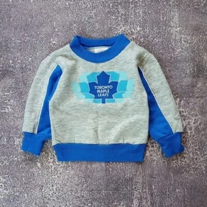 Vintage 90s "GILL" Toronto Maple Leafs Kids Sweatshirt DOUG GILMOUR - Picture 1 of 6