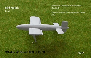 Blohm & Voss BV 143 A 1/72 Bird Models Resinbausatz / resin kit