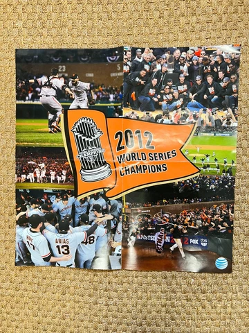 SAN FRANCISCO GIANTS 2012 WORLD SERIES CHAMPIONS POSTER. 23" X 23" Cover