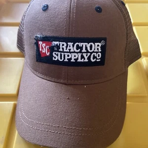 Tractor Supply Co. Trucker Snap Back Hat Mesh Back Cotton Embroidered Patch - Picture 1 of 5