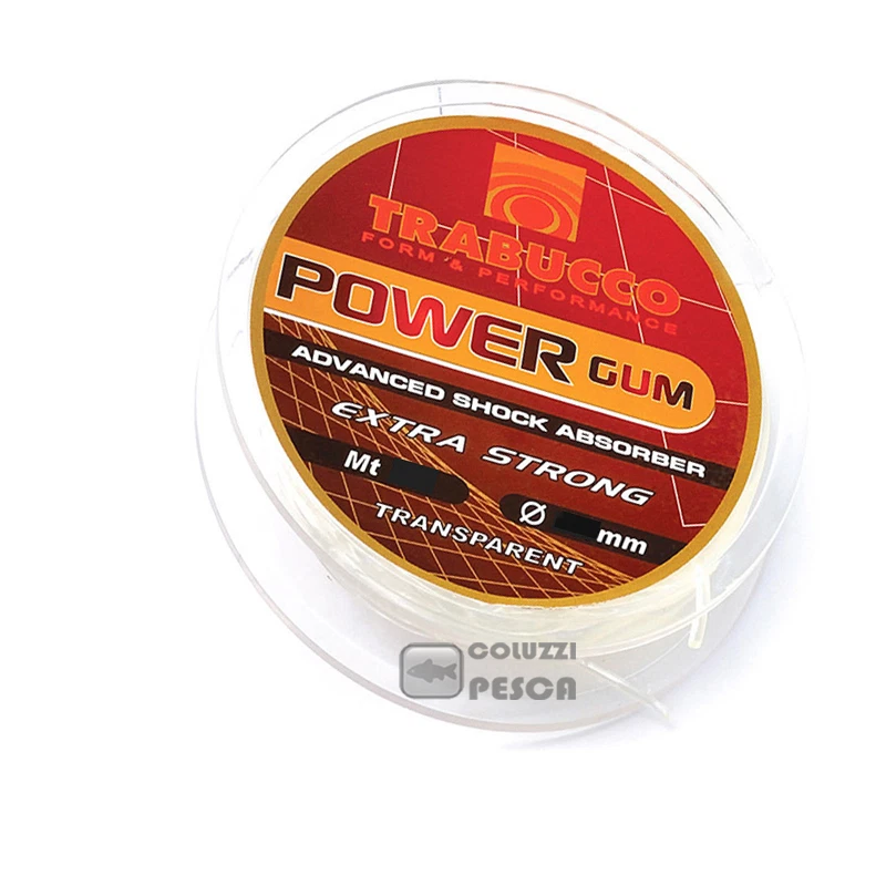FILO TRABUCCO POWER GUM EXTRA STRONG 10 M TRASPARENTE PESCA EFFICACE RESISTENTE  - Immagine 1 di 1